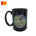 15oz Customized household ceramic heat sensitive changing color sublimation ceramic mug